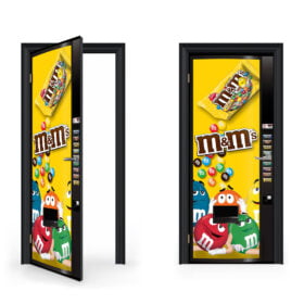 Yellow M&M Vending Machine