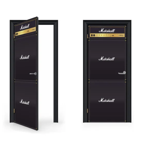 Marshall Speakers Door Sticker