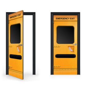 Yellow Emergency Exit