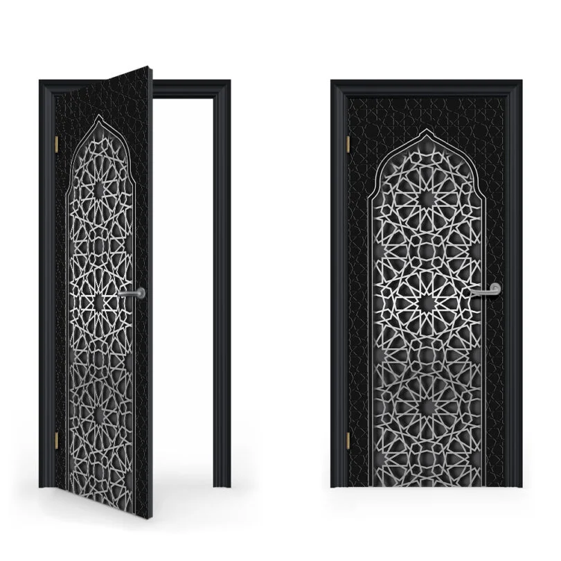 Islamic Pattern V7 Door Sticker - Image 2