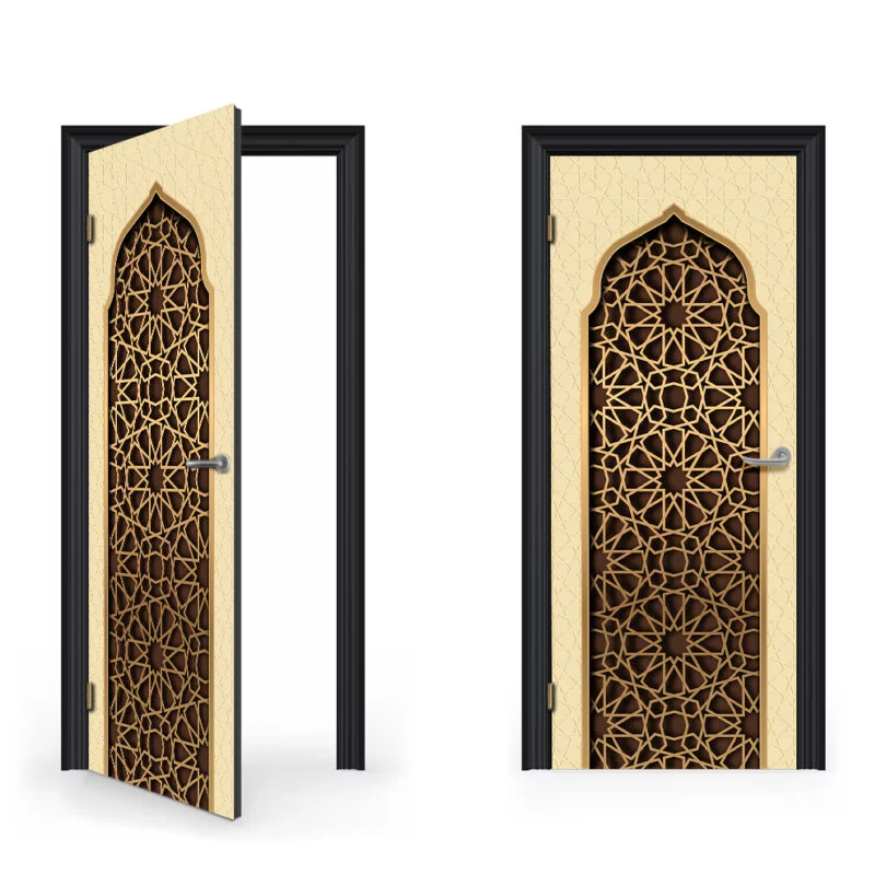 Islamic Pattern V7 Door Sticker - Image 3