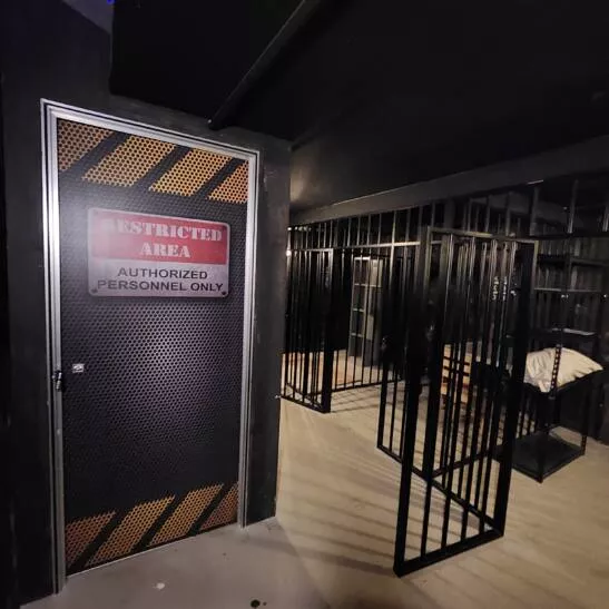Alternative view of Restricted Area Door Sticker