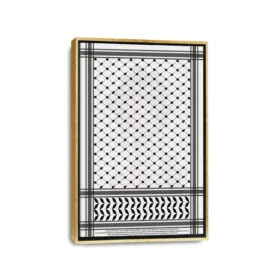 Faith Keffiyeh Floating Canvas