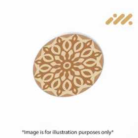 Islamic Pattern V6 Gold Air Vent Sticker
