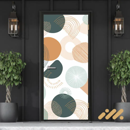 Modern Pattern V1 Door Sticker