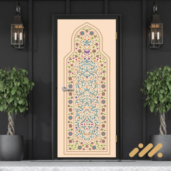 Moroccan Dome V1 Door Sticker