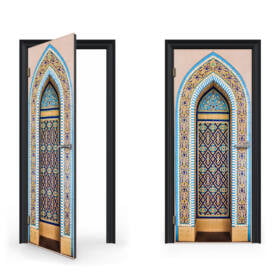 Mosaic Mihrab V1 Door Sticker