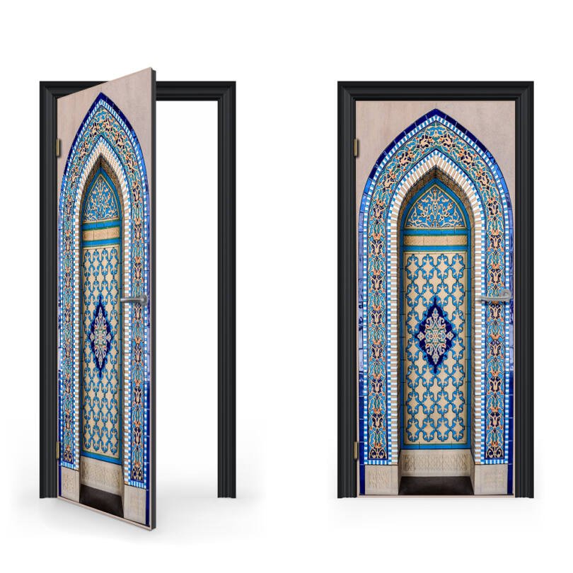 Mosaic Mihrab V2 Door Sticker