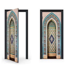 Mosaic Mihrab V3 Door Sticker