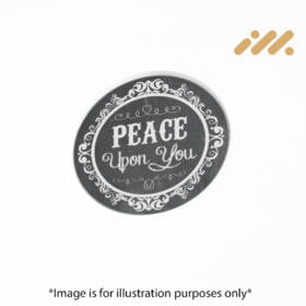 Peace Upon You Chalkboard Air Vent Sticker