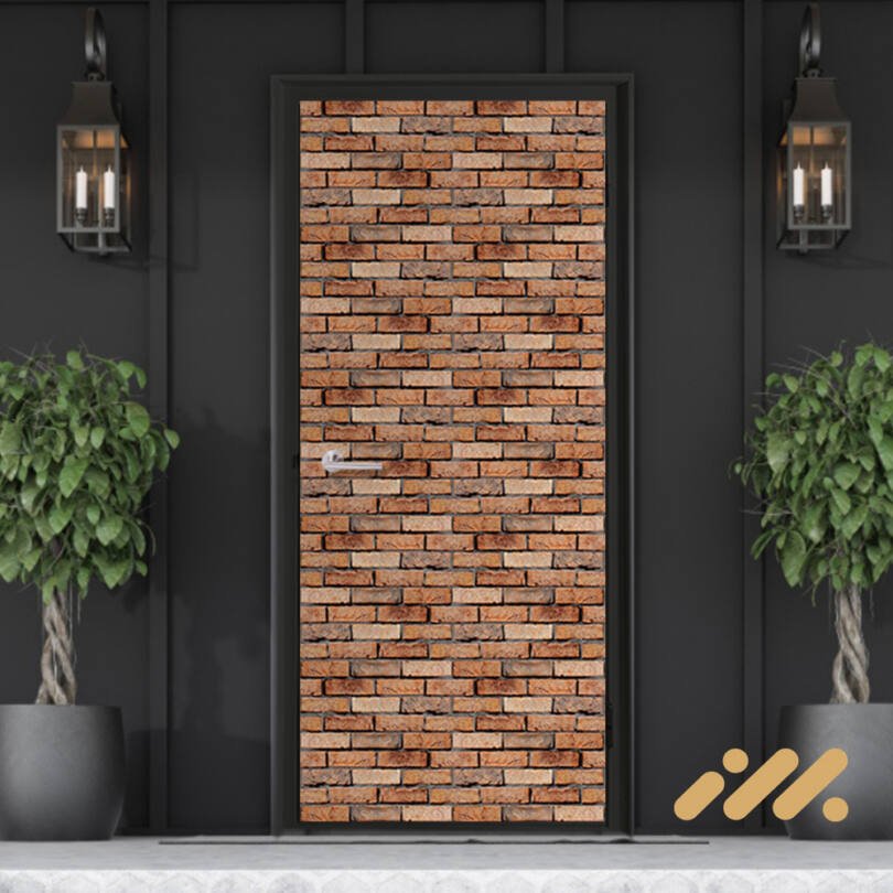 3D Bricks Door Sticker