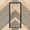 Herringbone V1 Door Sticker