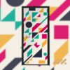 Modern Abstract Pattern V2 Door Sticker