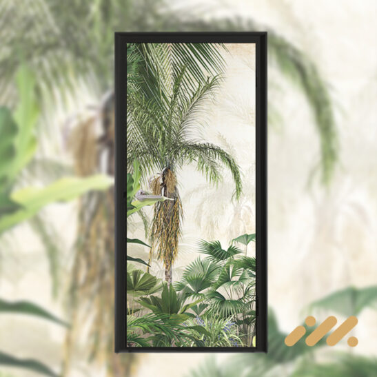 Tropical Door Sticker V2