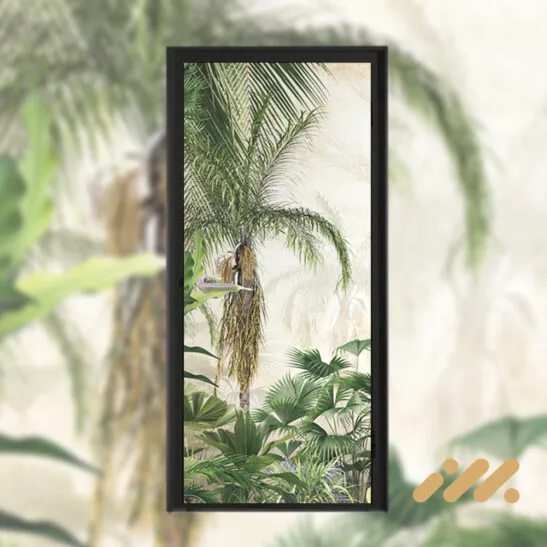 Tropical Door Sticker V2