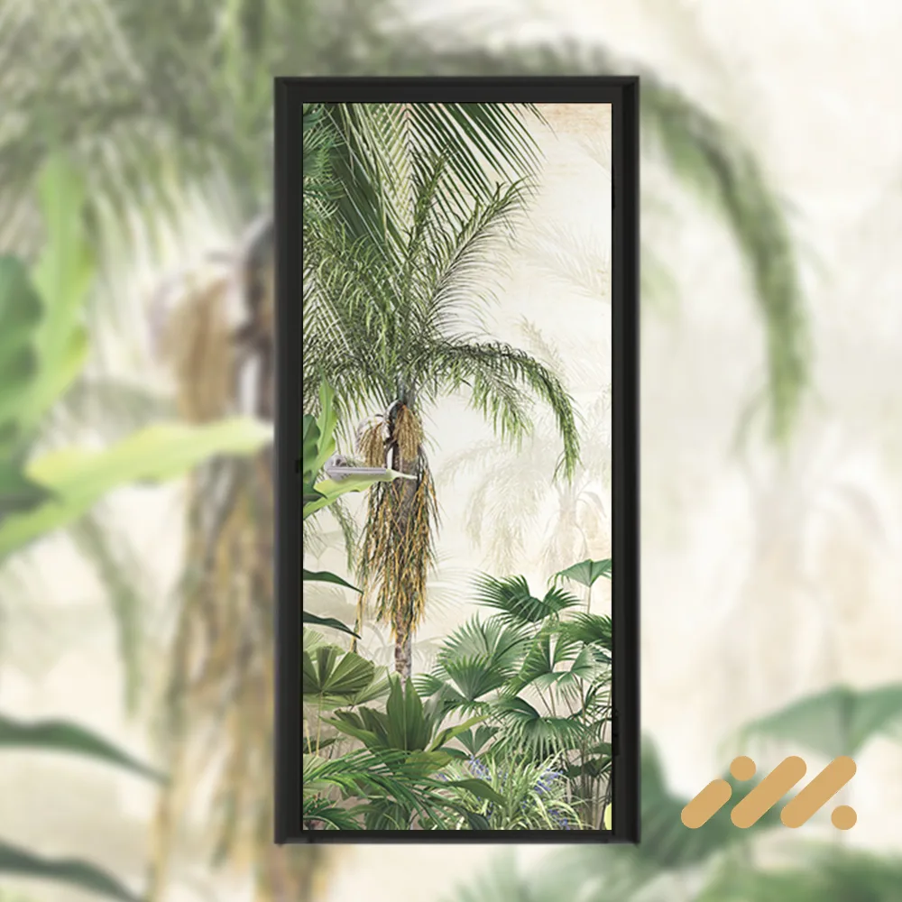 Tropical Door Sticker V2