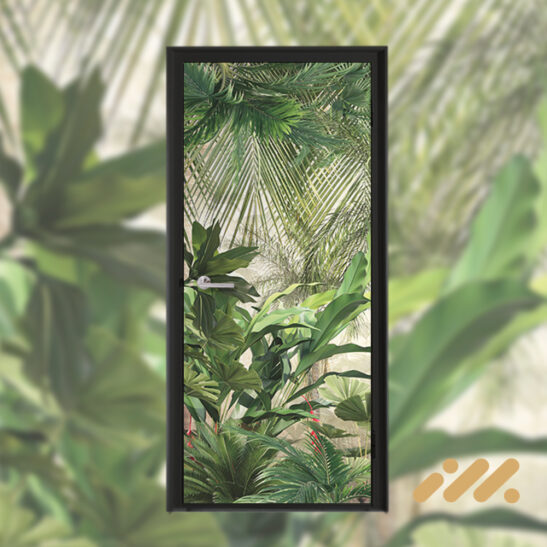 Tropical Door Sticker V3